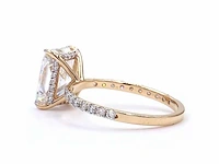 18 karaat geelgouden ring met 3,49 ct. diamant - afbeelding 14 van  15