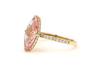 18 karaat geelgouden ring met 3,51 ct. diamant - afbeelding 5 van  9