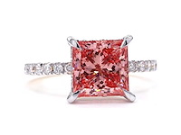 18 karaat geelgouden ring met 3,60 ct. diamant - afbeelding 5 van  6