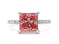 18 karaat geelgouden ring met 3,60 ct. diamant - afbeelding 1 van  8