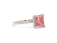 18 karaat geelgouden ring met 3,60 ct. diamant - afbeelding 3 van  8