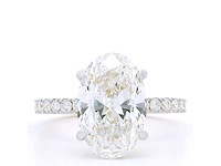 18 karaat geelgouden ring met 3,91 crt diamant - afbeelding 5 van  8