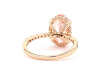 18 karaat geelgouden ring met 3,97 ct. diamant - afbeelding 7 van  8