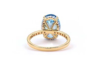 18 karaat geelgouden ring met 4,35 ct. diamant - afbeelding 6 van  9