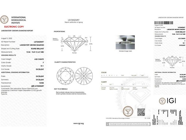 18 karaat geelgouden ring met 4,36 crt. diamant - afbeelding 2 van  6