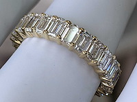 18 karaat geelgouden ring met 4,50 ct. diamant - afbeelding 3 van  6