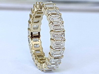 18 karaat geelgouden ring met 4,50 ct. diamant - afbeelding 4 van  6