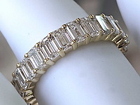 18 karaat geelgouden ring met 4,50 ct. diamant - afbeelding 5 van  6