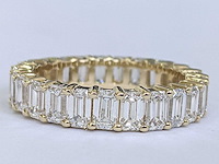 18 karaat geelgouden ring met 4,50 ct. diamant - afbeelding 6 van  6