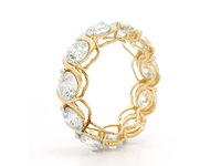 18 karaat geelgouden ring met 5,14 crt. diamant - afbeelding 10 van  11