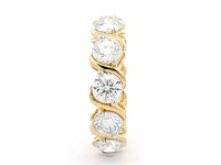 18 karaat geelgouden ring met 5,14 crt. diamant - afbeelding 11 van  11