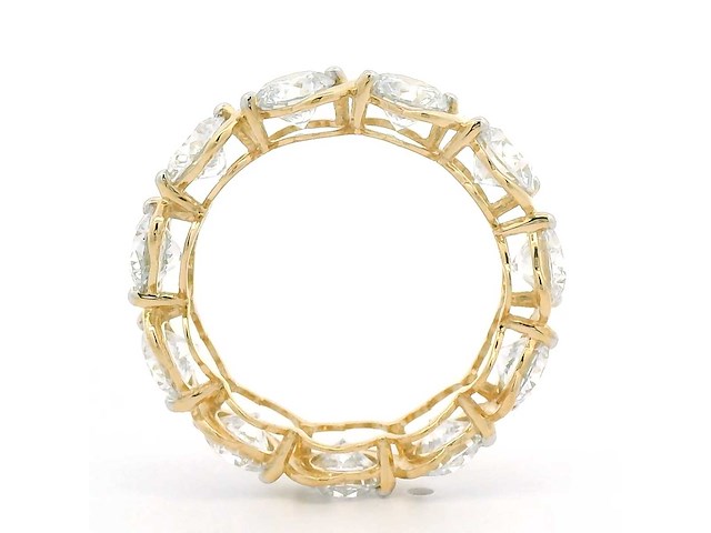 18 karaat geelgouden ring met 5,14 crt. diamant - afbeelding 5 van  11