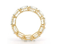 18 karaat geelgouden ring met 5,14 crt. diamant - afbeelding 5 van  11