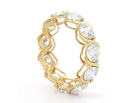 18 karaat geelgouden ring met 5,14 crt. diamant - afbeelding 6 van  11