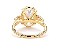 18 karaat geelgouden ring met 5,42 ct. diamant - afbeelding 5 van  8