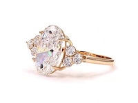 18 karaat geelgouden ring met 5,62 ct. diamant - afbeelding 4 van  8