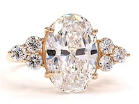 18 karaat geelgouden ring met 5,62 ct. diamant