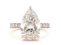 18 karaat geelgouden ring met 5,81 ct. diamant - afbeelding 1 van  5