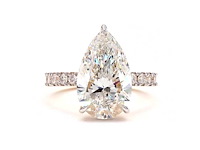 18 karaat geelgouden ring met 5,81 ct. diamant - afbeelding 4 van  5
