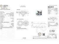 18 karaat geelgouden ring met 7,02 ct. diamant - afbeelding 2 van  9