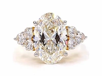 18 karaat geelgouden ring met 8,00 ct. diamant - afbeelding 4 van  12
