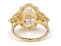 18 karaat geelgouden ring met 8,00 ct. diamant - afbeelding 12 van  12