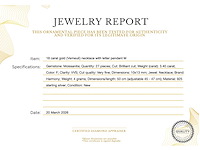 18 karaat goud collier met letter hanger - afbeelding 4 van  5