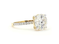 18 karaat gouden rint met 4,88 crt diamant - afbeelding 4 van  7