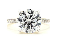 18 karaat gouden rint met 4,88 crt diamant - afbeelding 5 van  7