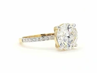 18 karaat gouden rint met 4,88 crt diamant - afbeelding 4 van  7