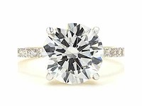 18 karaat gouden rint met 4,88 crt diamant - afbeelding 5 van  7