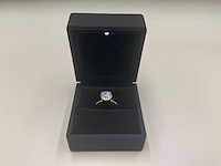 18 karaat roségouden ring met 3,07 ct. diamant - afbeelding 4 van  9