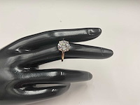 18 karaat roségouden ring met 3,07 ct. diamant - afbeelding 5 van  9