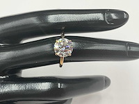 18 karaat roségouden ring met 3,07 ct. diamant - afbeelding 6 van  9