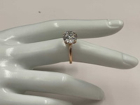 18 karaat roségouden ring met 3,07 ct. diamant - afbeelding 8 van  9