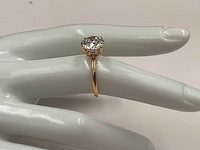 18 karaat roségouden ring met 3,07 ct. diamant - afbeelding 9 van  9