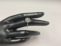 18 karaat roségouden ring met 3,07 ct. diamant - afbeelding 5 van  9