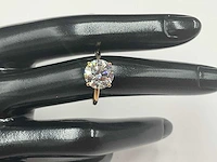 18 karaat roségouden ring met 3,07 ct. diamant - afbeelding 6 van  9