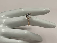 18 karaat roségouden ring met 3,07 ct. diamant - afbeelding 8 van  9