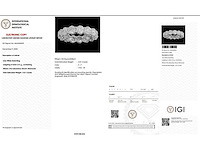 18 karaat witgouden eeuwigheidsring met 5,01 ct. diamant - afbeelding 2 van  6