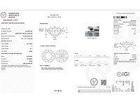 18 karaat witgouden oorstekers met 3,05 ct. diamant - afbeelding 4 van  6