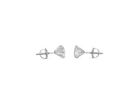 18 karaat witgouden oorstekers met 3,05 ct. diamant - afbeelding 7 van  9