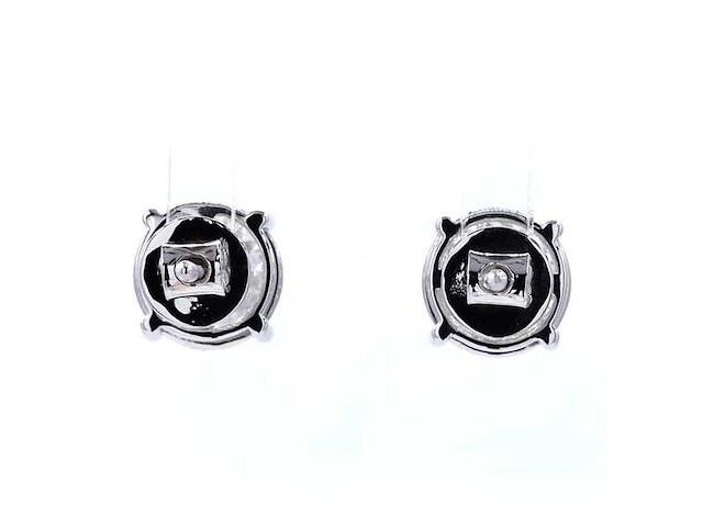 18 karaat witgouden oorstekers met 4,15 ct. diamant - afbeelding 5 van  6