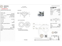 18 karaat witgouden oorstekers met 5,00 crt. diamant - afbeelding 4 van  10