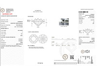 18 karaat witgouden oorstekers met 5,00 crt. diamant - afbeelding 4 van  10