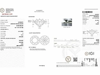 18 karaat witgouden oorstekers met 5,03 ct. diamant - afbeelding 2 van  9