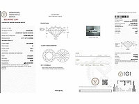 18 karaat witgouden oorstekers met 5,03 ct. diamant - afbeelding 3 van  9