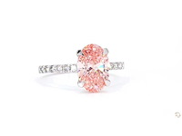 18 karaat witgouden ring met 2,30 crt. diamant - afbeelding 7 van  9