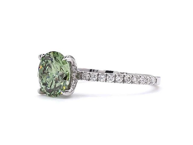 18 karaat witgouden ring met 2,32 ct. diamant - afbeelding 5 van  8