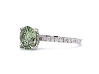 18 karaat witgouden ring met 2,32 ct. diamant - afbeelding 5 van  8